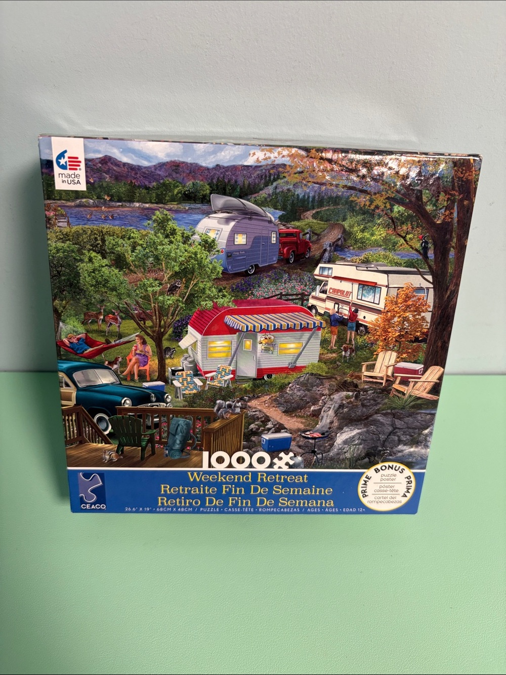 Ceaco Weekend Retreat 1000 Piece Puzzle, Jigsaw Puzzle